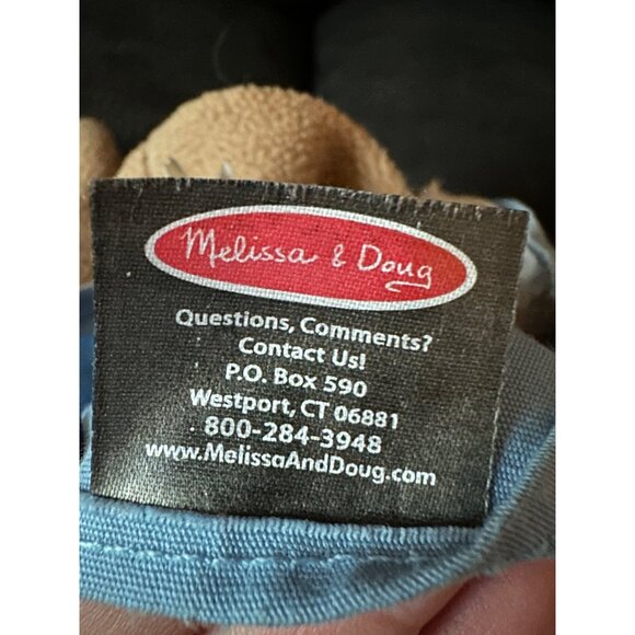 Melissa & Doug Police Officer Puppet Plush Toy With Hat & Uniform Ages 3+ 1987 - Picture 4 of 10